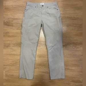 Men’s Southern Tide Intercoastal Performance Pant 32x30 - Steel Grey 5 Pocket